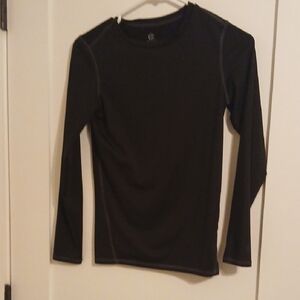 Champion Kids Black Long Sleeve Tee
